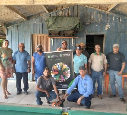 Atendidos pelo CRAS de Bodoquena participam de curso de operação e manutenção de motosserra