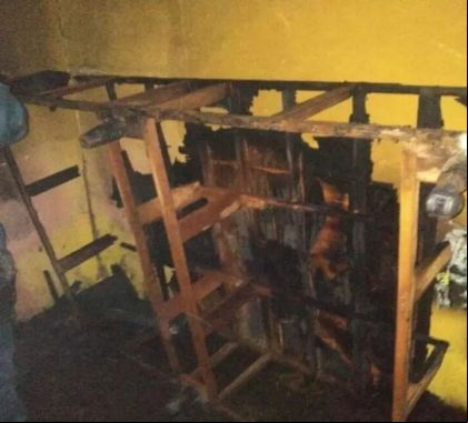 Homem com deficiência física é salvo de incêndio na sua casa em Bonito